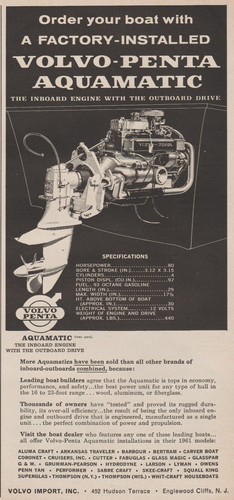 1961 volvo penta - 1961, boat