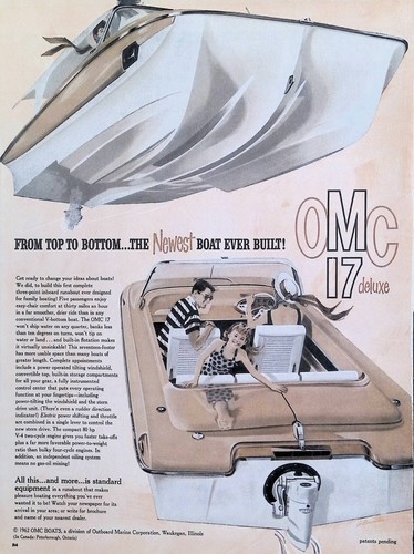 Print ads 1960 omc 17 - print, 1960's