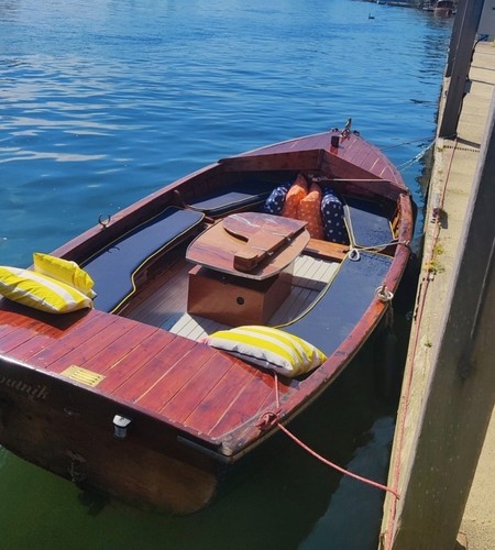 Classic motor boat - classic,