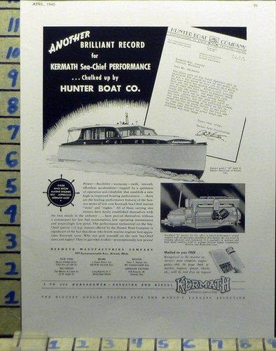 1940 kermath marine inboard - 1940,