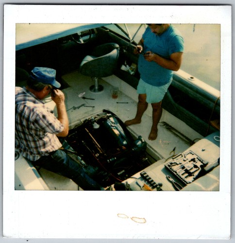 Vtg polaroid snapshot photo - polaroid,