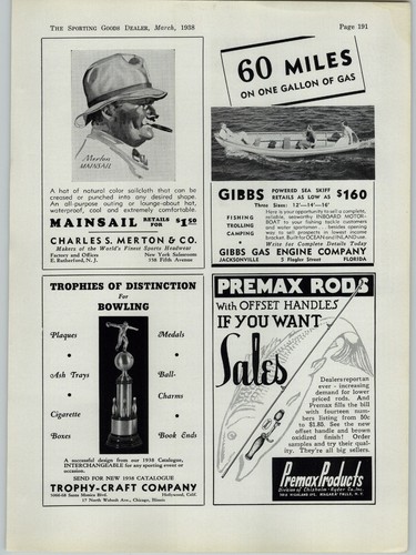 1938 paper gibbs inboard - 1938,